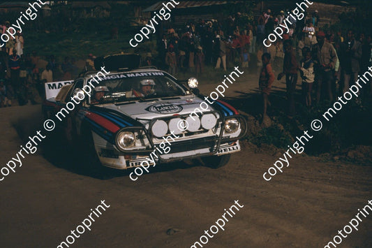 1985 Safari 8 Attilio Bettega, Maurizio Perissinot Lancia 037 Rally (courtesy Roger Swan) (6)