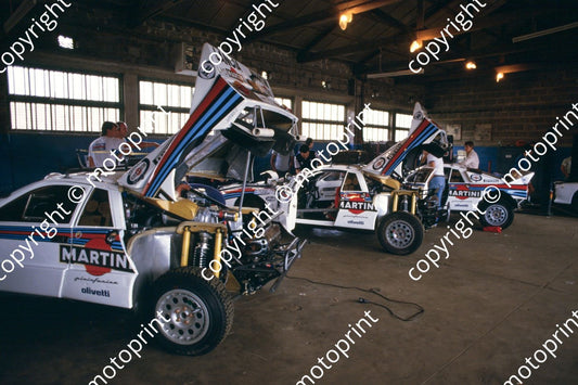 1985 Safari 9 Alen 15 Preston jnr Lancia Martini 037 cars (courtesy Roger Swan) (207)