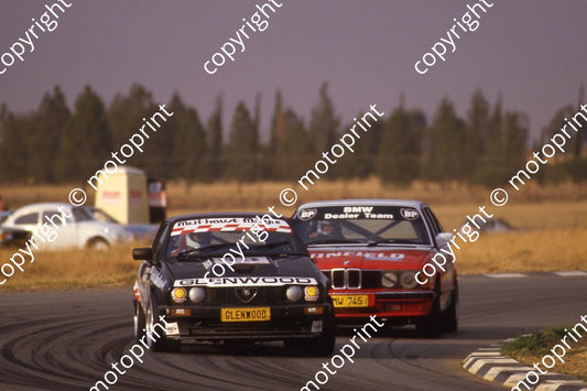 1985 Welkom Gp 1 U33 Alfa GTV Nicola Bianco confirm T1 BMW Tony Viana (3)