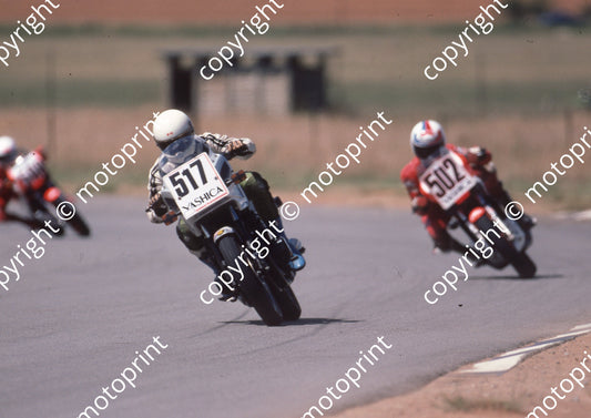1985 Welkom MC 517 J Zacharioudakis Kawasaki ZX550 (Colin Watling Photographic) 322 (75)