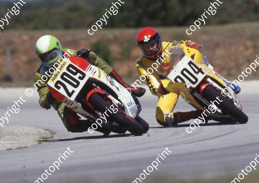 1986 Aldo MC 209.... 204 Gary Labuschagne Suzuki Gamma (Colin Watling Photographic) (6)