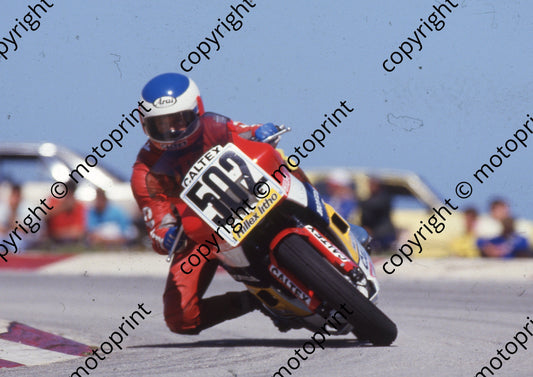 1986 Aldo MC 502 Rob Petersen Honda NS400 (Colin Watling Photographic) (28)