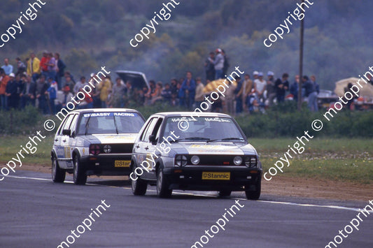 1986 KIllarney Stannic B27 Sarel van der Merwe B35 Mike Rowe Golf GTis (courtesy Roger Swan) (42)