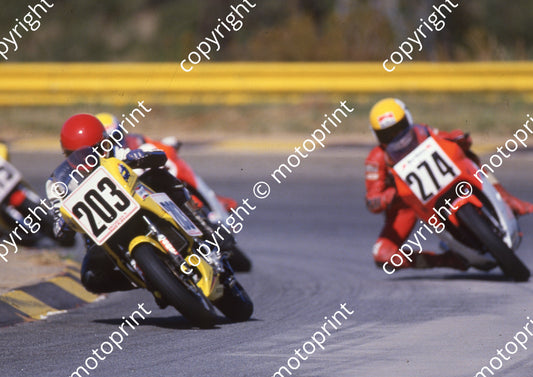 1986 Kya MC 203 Mike Ramsay Kawasaki KR250 274 Russell Wood Yamaha (Colin Watling Photographic) (7)