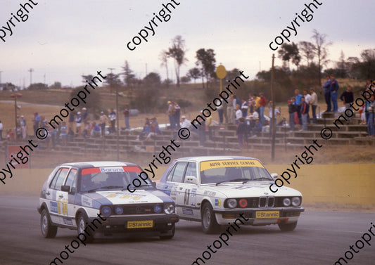 1986 Kya Stannic 34 Hannes Oosthuizen Golf 7 Ernst Viljoen BMW (Colin Watling Photographic) (33)