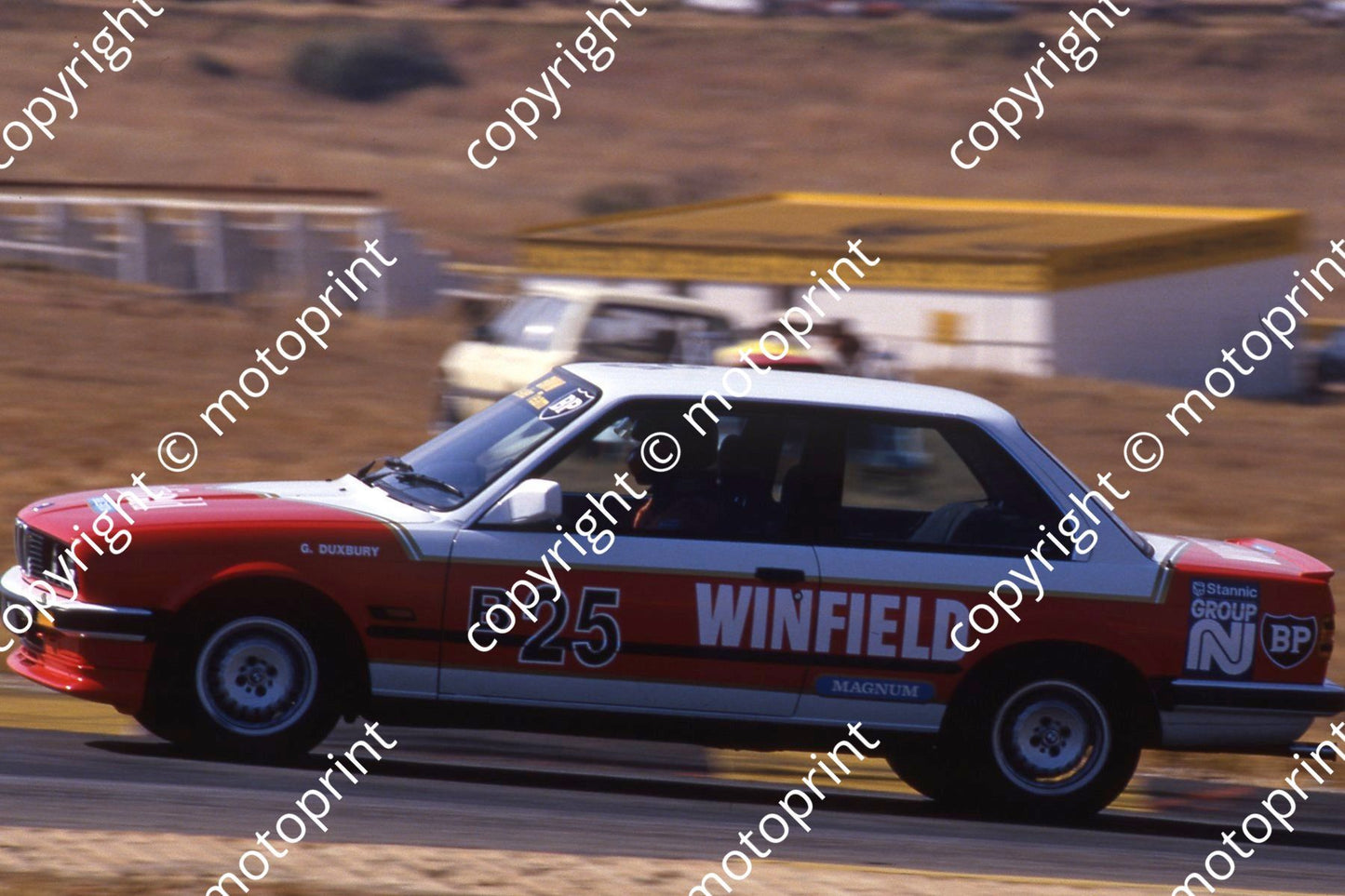1986 Kya Stannic B25 BMW 323 Graham Duxbury (courtesy Roger Swan)