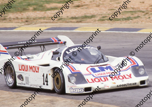 1986 Kya Sun 500 14 Mauro Baldi Porsche 956 (Colin Watling Photographic) (169)