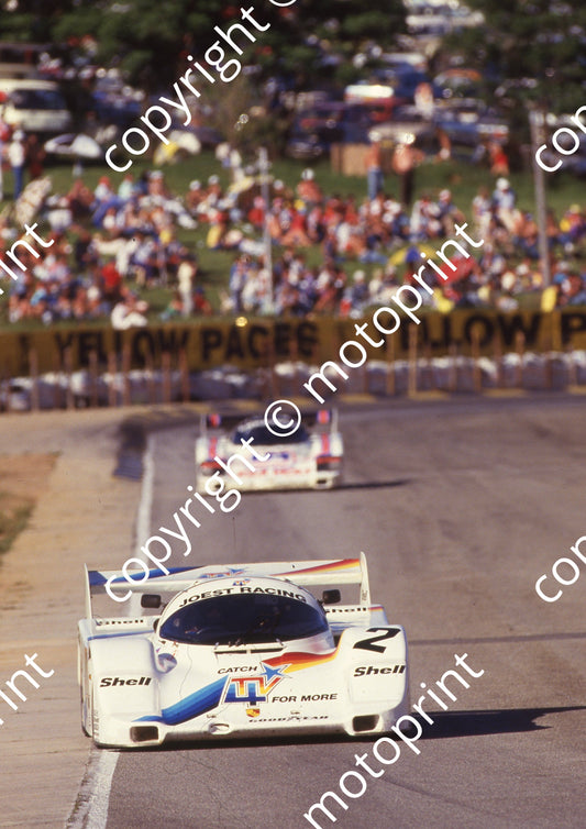 1986 Kya Sun 500 2 Sarel vd Merwe, Bob Wollek Porsche 962C  (Colin Watling Photographic) (74)