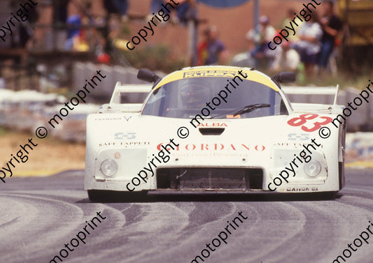 1986 Kya Sun 500 83 Luigi Taverna, Oscar Baselli Alba AR3 (Colin Watling Photographic) (48)