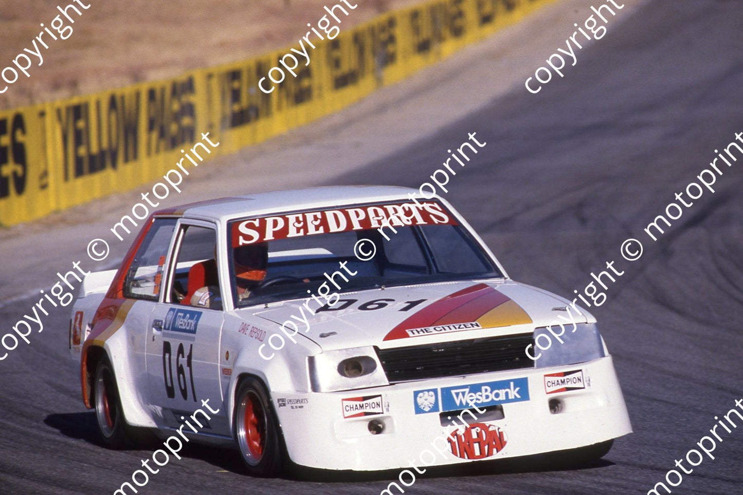 1986 Kya Wesbank D61 Toyota TRD Dave Repsold (courtesy Roger Swan)  465