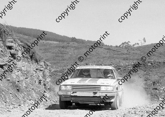 1986 SAM 400 Rally 17 Nino da Cunha, Tim Watson Skyline (Colin Watling Photographic) (19)