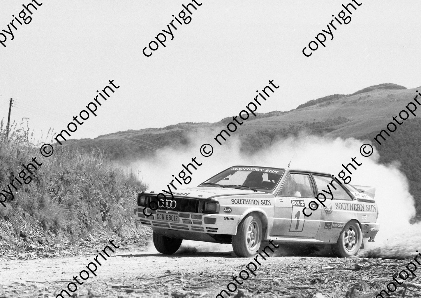 1986 SAM 400 Rally 1 Sarel vd Merwe, Franz Boshoff  Audi Quattro 1st (Colin Watling Photographic) (13)