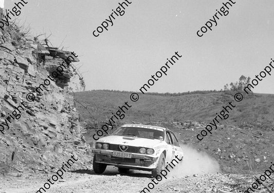1986 SAM 400 Rally 22 Carlo Andreatta Alfa GTV6 14th (Colin Watling Photographic) (1)