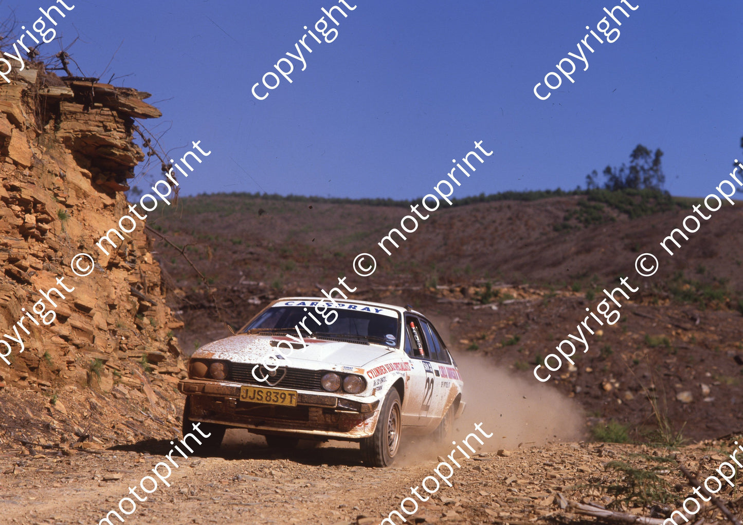 1986 SAM 400 Rally 25 KJ Clark, C Procos BMW 325i (Colin Watling Photographic) (38)