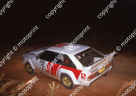 1986 SAM 400 Rally 2 Serge Damseaux, Vito Vonafede Toyota (Colin Watling Photographic) (5)