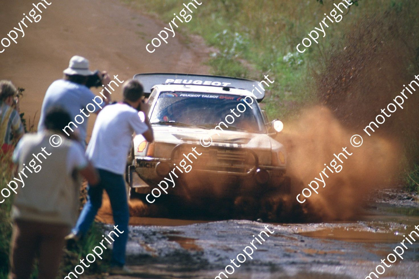 1986 Safari 6 Shekha Mehta, Rob Combes peugeot 205 Turbo (courtesy Roger Swan) (8)