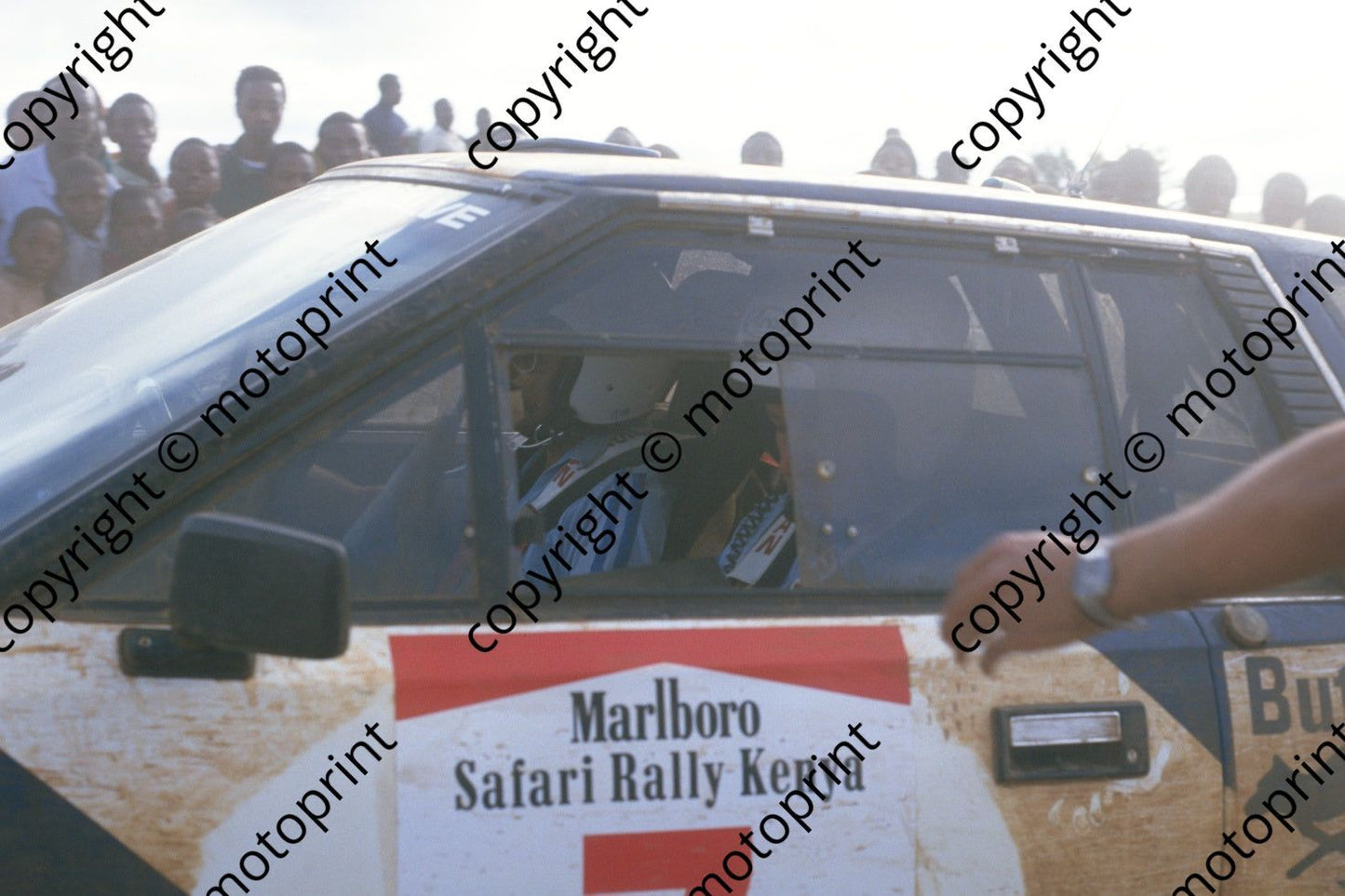 1986 Safari 7 Jayant Shah, Lofty Drews Nissan 240RS (courtesy Roger Swan) (396)