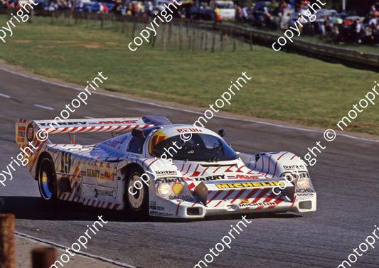 1986 Sun 500 19 Jochen Mass, Thierry Boutsen Porsche 962C NOTE FRONT WING (Roger Swan) (8)