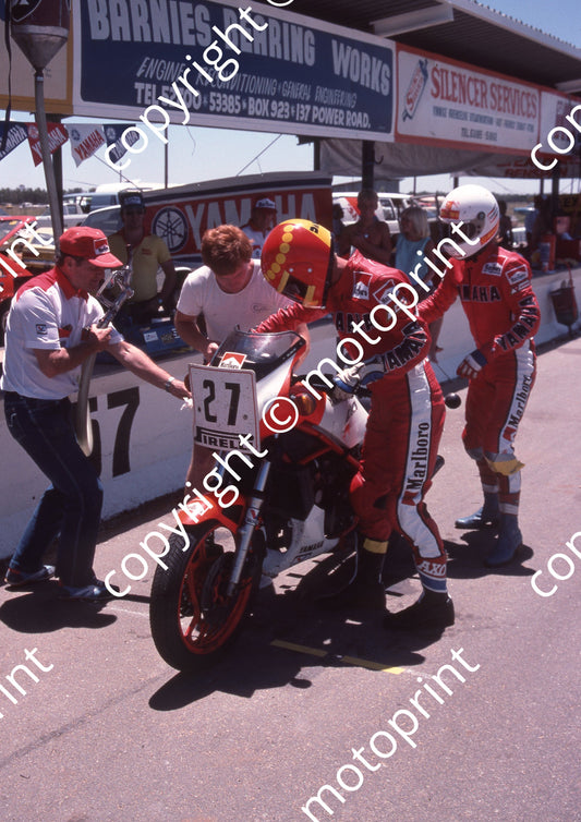 1986 Welkom 3 hr MC 27 Danny Bristol....Yamaha (Colin Watling Photographic) (1)