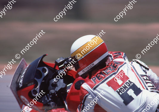 1986 Welkom 3 hr MC 7 Dave Petersen Honda (Colin Watling Photographic) (1)