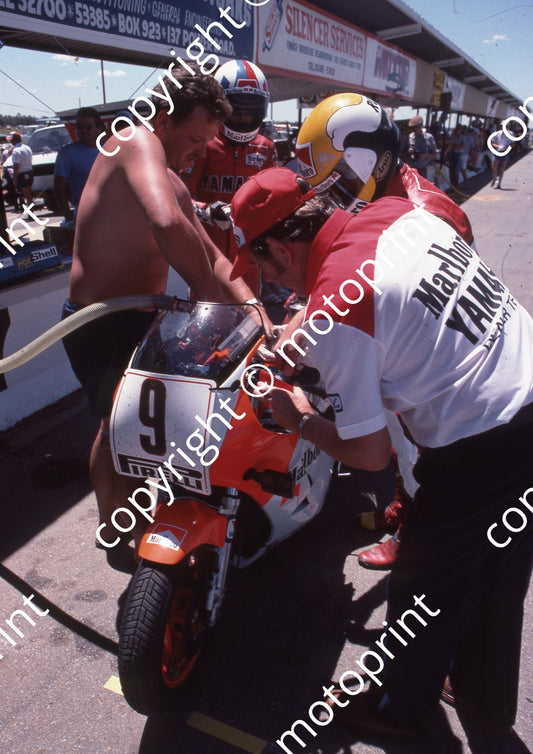 1986 Welkom 3 hr MC 9 Dave Emond, Russell Wood Yamaha confirm (Colin Watling Photographic) (10)