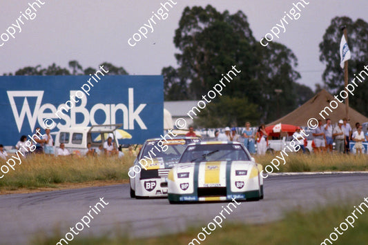 1986 Welkom Feb Wesbank A1 Ben Morgenrood Mazda RX7 B16 Hennie van der Linde Skyline (courtesy Roger Swan) (2)