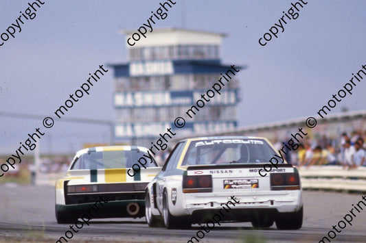 1986 Welkom Feb Wesbank A1 Ben Morgenrood Mazda RX7 B16 Hennie van der Linde Skyline (courtesy Roger Swan) (3)