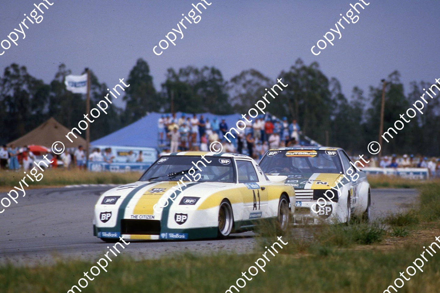 1986 Welkom Feb Wesbank A1 Ben Morgenrood Mazda RX7 B16 Hennie van der Linde Skyline (courtesy Roger Swan) (5)