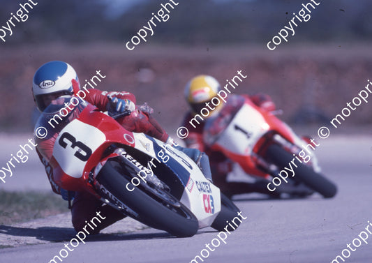 1986 Welkom MC 3 Rob Petersen Honda RS250 1 Russell Yamaha TZ250N (Colin Watling Photographic) (3)