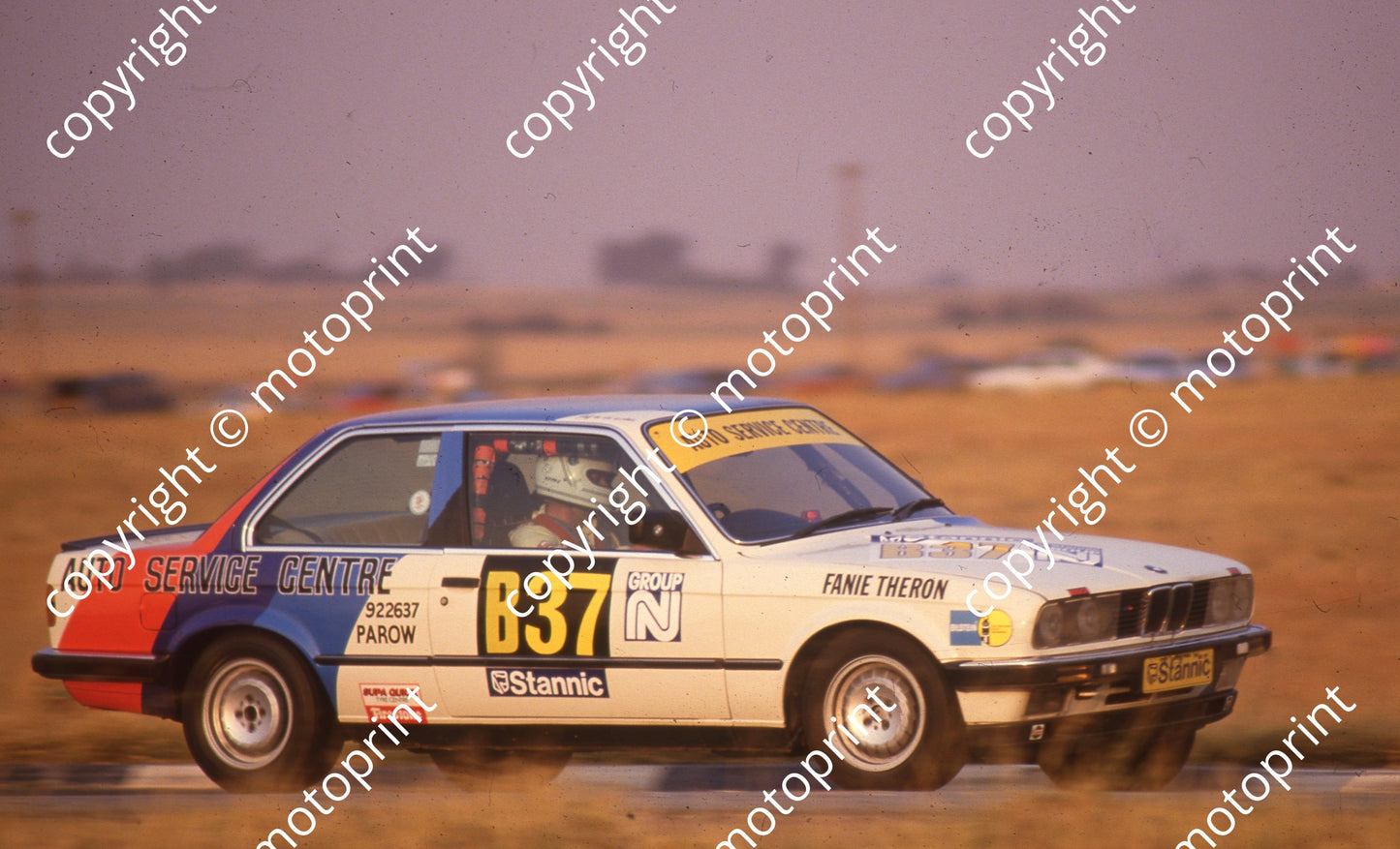 1986 Welkom Stannic 37 Fanie Theron BMW323i (Colin Watling Photographic)  (2)
