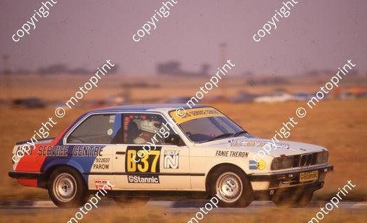 1986 Welkom Stannic 37 Fanie Theron BMW323i (Colin Watling Photographic)  (2)