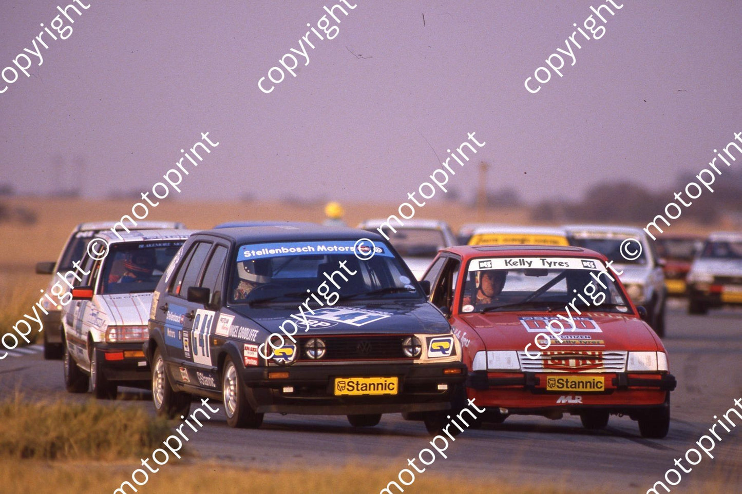 1986 Welkom Stannic C41 Nigel Goodliffe Golf GTi D60 Michele Lupini Ford XR3 (courtesy Roger Swan)(19)