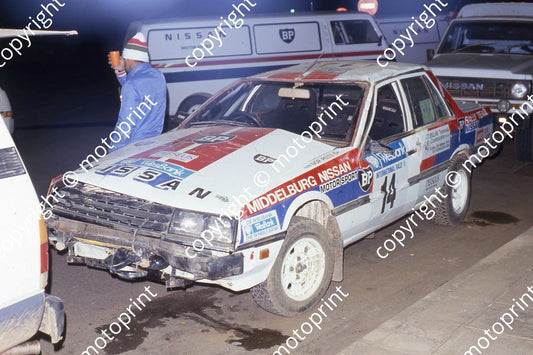 1986 Wesbank Intnl 14 Nino da Cunha, Ivor Peltz Nissan (courtesy Roger Swan) (2)