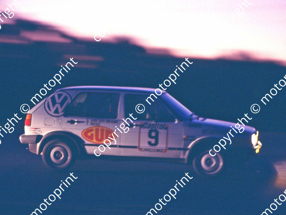Terry Moss Racing 1987 6 hr 9 Sarel van der Merwe, Terry Moss Golf GTi (Roger Swan) (3 ...