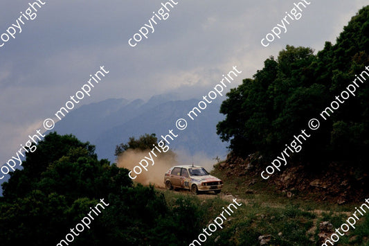 1987 Acropolis 100 Maurice Chomat Didier Breton Citroen Visa 1000 (courtesy Roger Swan) (183)