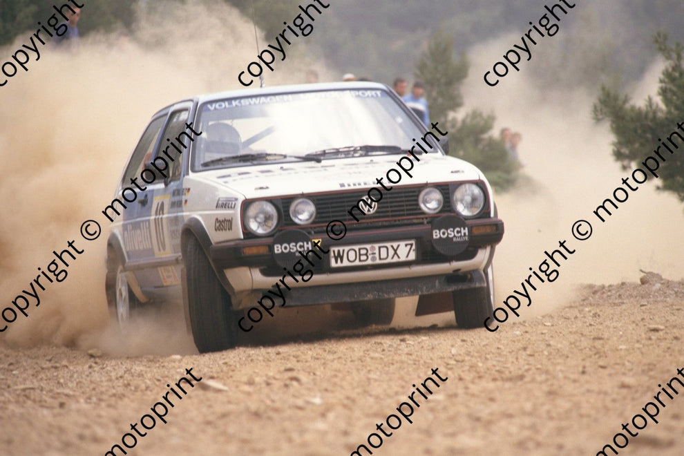 1987 Acropolis 10 Erwin Weber, Matthias Feltz VW Golf GTi (courtesy Ro ...