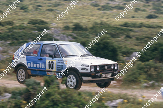 1987 Acropolis 10 Erwin Weber, Matthias Feltz VW Golf GTi (courtesy Roger Swan) (24)