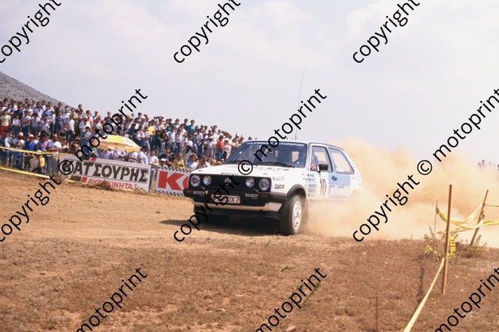 1987 Acropolis 10 Erwin Weber, Matthias Feltz VW Golf GTi (courtesy Ro ...