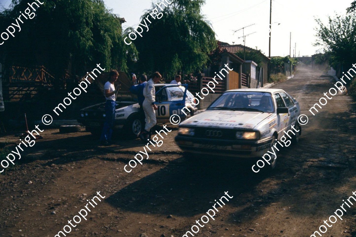 1987 Acropolis 12 Jorge Recalde, Jorge Del Buono Audi coupe Quattro_ 10 WEber, Feltz VW GTi (courtesy Roger Swan) (87)