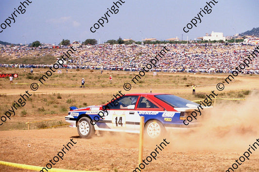1987 Acropolis 14 Andrea Zanussi, Mike Doughty Nissan 200 SX (courtesy Roger Swan) (176)
