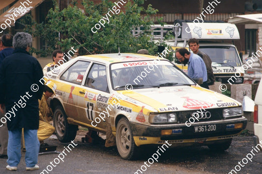 1987 Acropolis 17 Rudolf Stohl Ernst Rohringer Audi coupe Quattro (courtesy Roger Swan) (65)