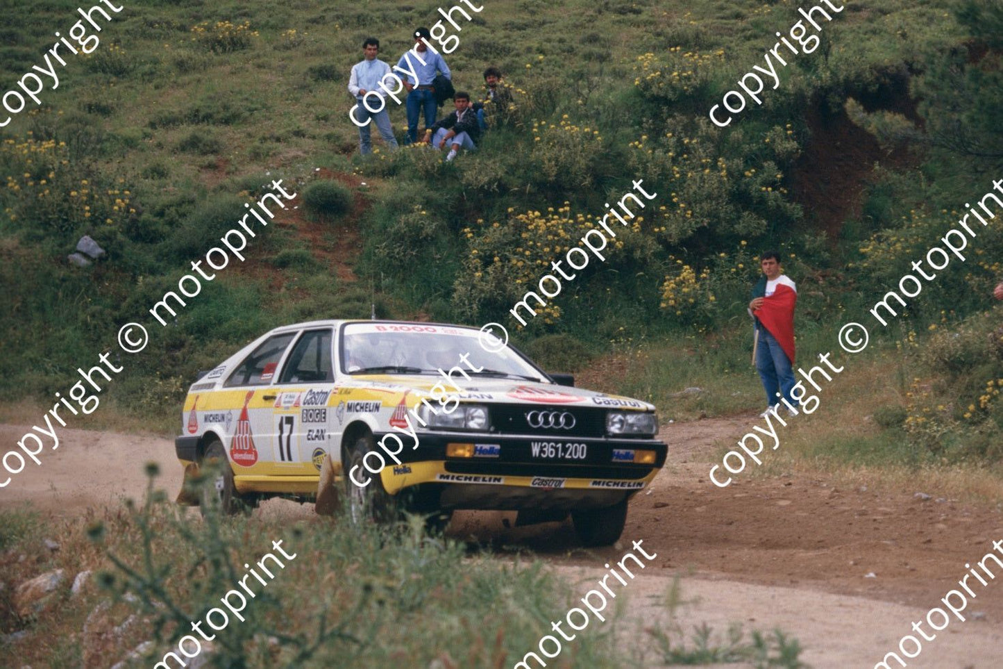 1987 Acropolis 17 Rudolf Stohl Ernst Rohringer Audi coupe Quattro (courtesy Roger Swan) (66)