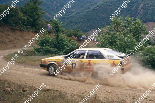 1987 Acropolis 17 Rudolf Stohl Ernst Rohringer Audi coupe Quattro (courtesy Roger Swan) (67)