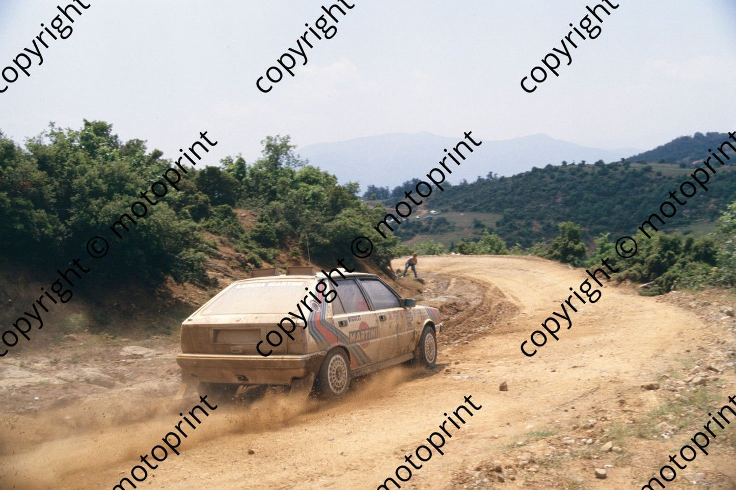 1987 Acropolis 1 Juha Kankkunen Juha Piironen Lancia Delta (courtesy Roger Swan) (11)