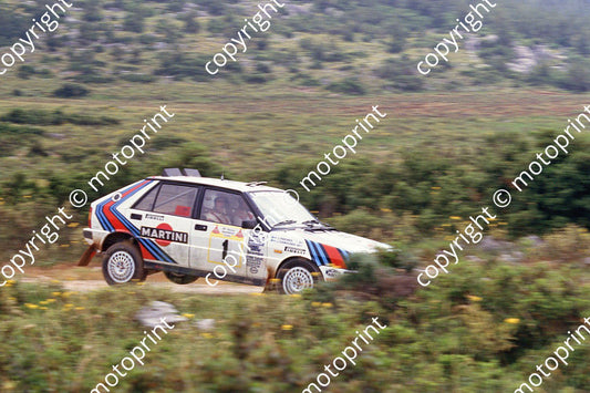 1987 Acropolis 1 Juha Kankkunen Juha Piironen Lancia Delta (courtesy Roger Swan) (15)