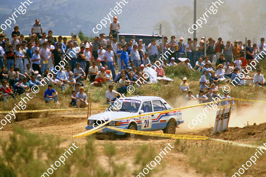 1987 Acropolis 21 Ladislav Krecek, Borivoj Motl Skoda 130L (courtesy Roger Swan) (156)