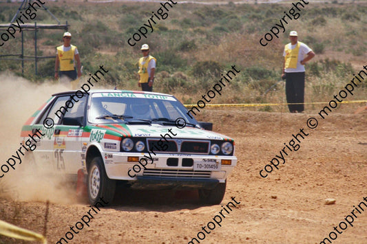 1987 Acropolis 25 Vittorio Caneva, Loris Roggia Lancia Delta (courtesy Roger Swan) (220)