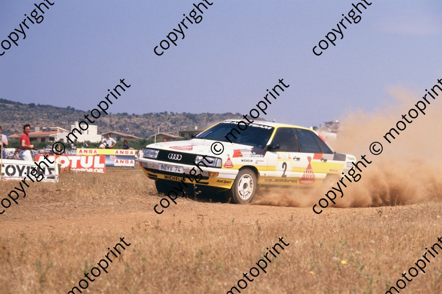 1987 Acropolis 2 Walter Rohrl, Christian Geistdorfer Audi 200 Quattro (courtesy Roger Swan) (44)
