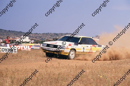 1987 Acropolis 2 Walter Rohrl, Christian Geistdorfer Audi 200 Quattro (courtesy Roger Swan) (44)
