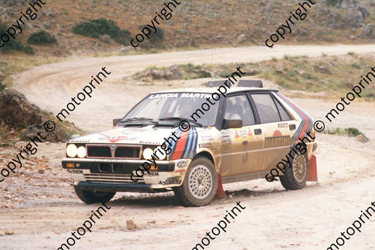 1987 Acropolis 3 Markku Alen, Iikka Kivimaki Lancia Delta  (courtesy Roger Swan) (2)
